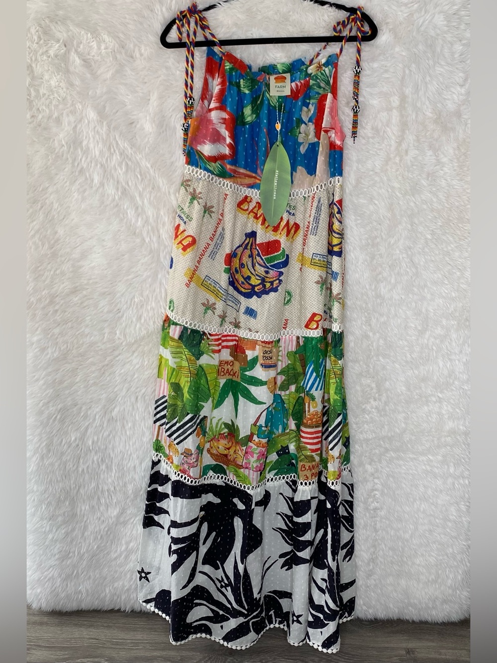 Bohemian Multi-Color Tiered Maxi Dress - Picture 7 of 16